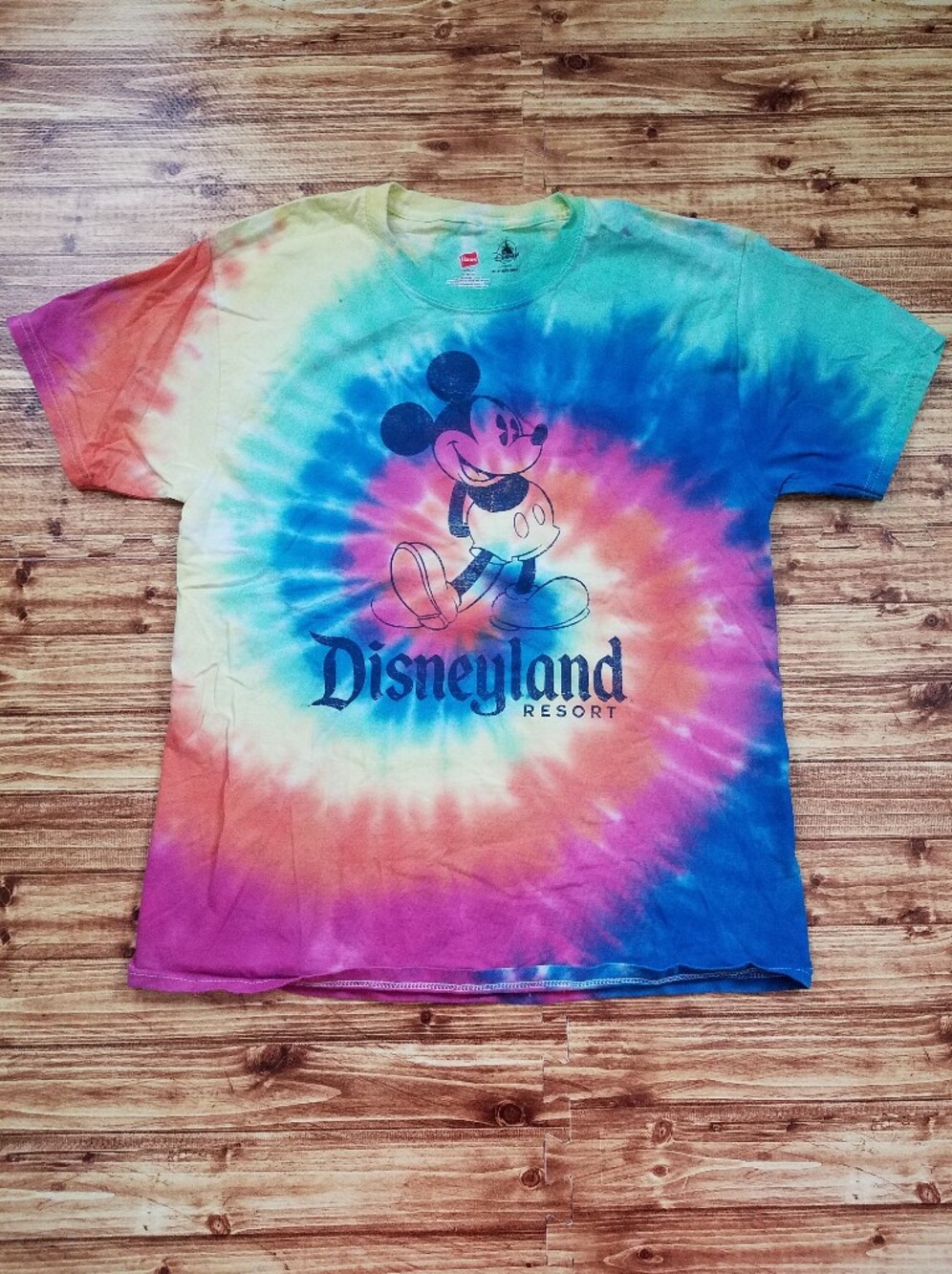 Disney Parks Mickey Mouse Tie-Dye Shirt Men's Medium Disneyland Resort M Unisex